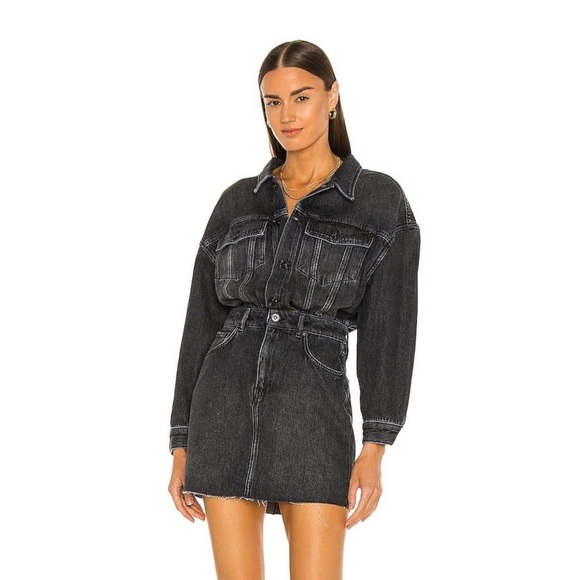 All Saints Denim Dress - Picture 2 of 4